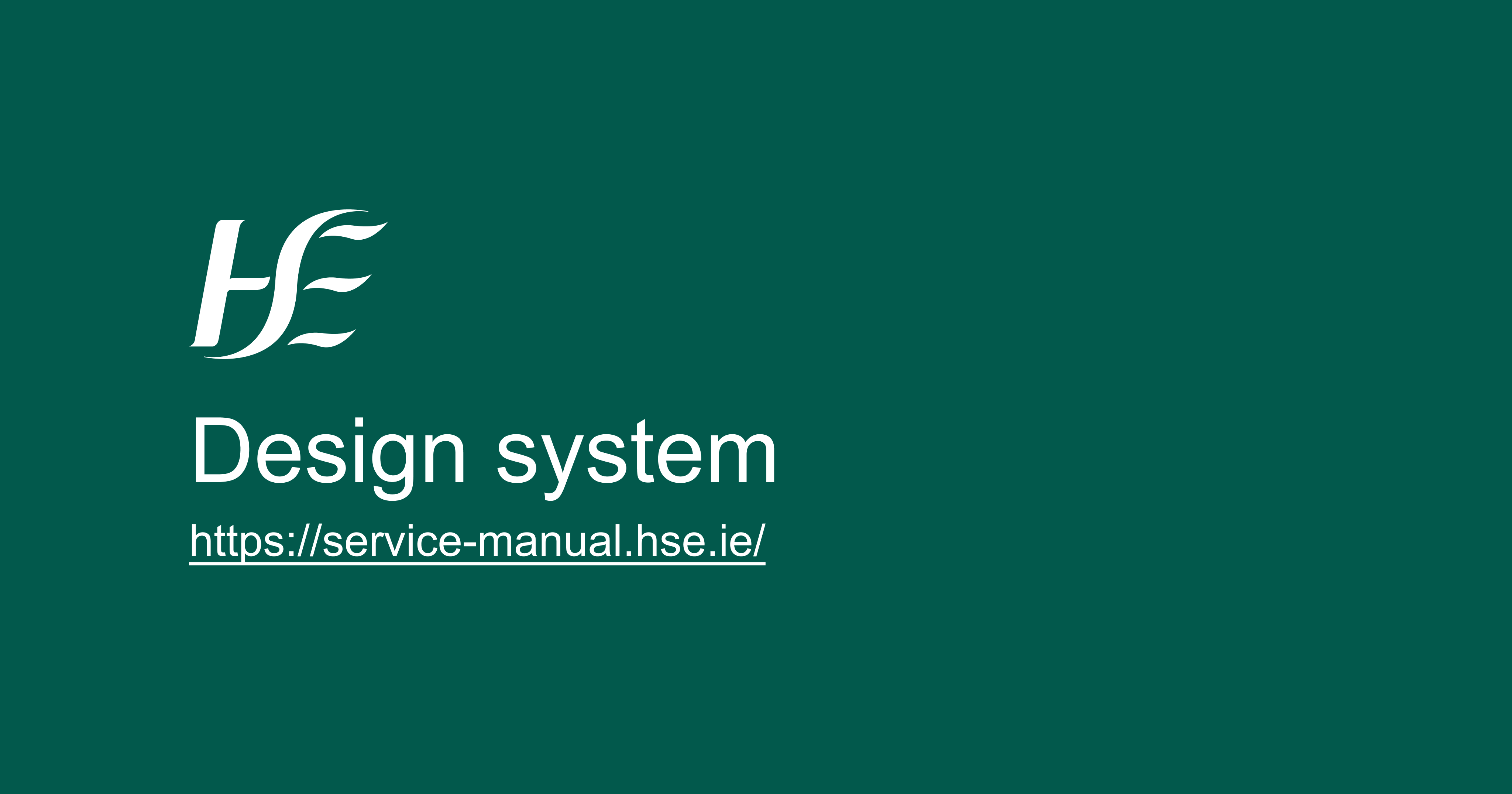 design-system-hse-digital-service-manual